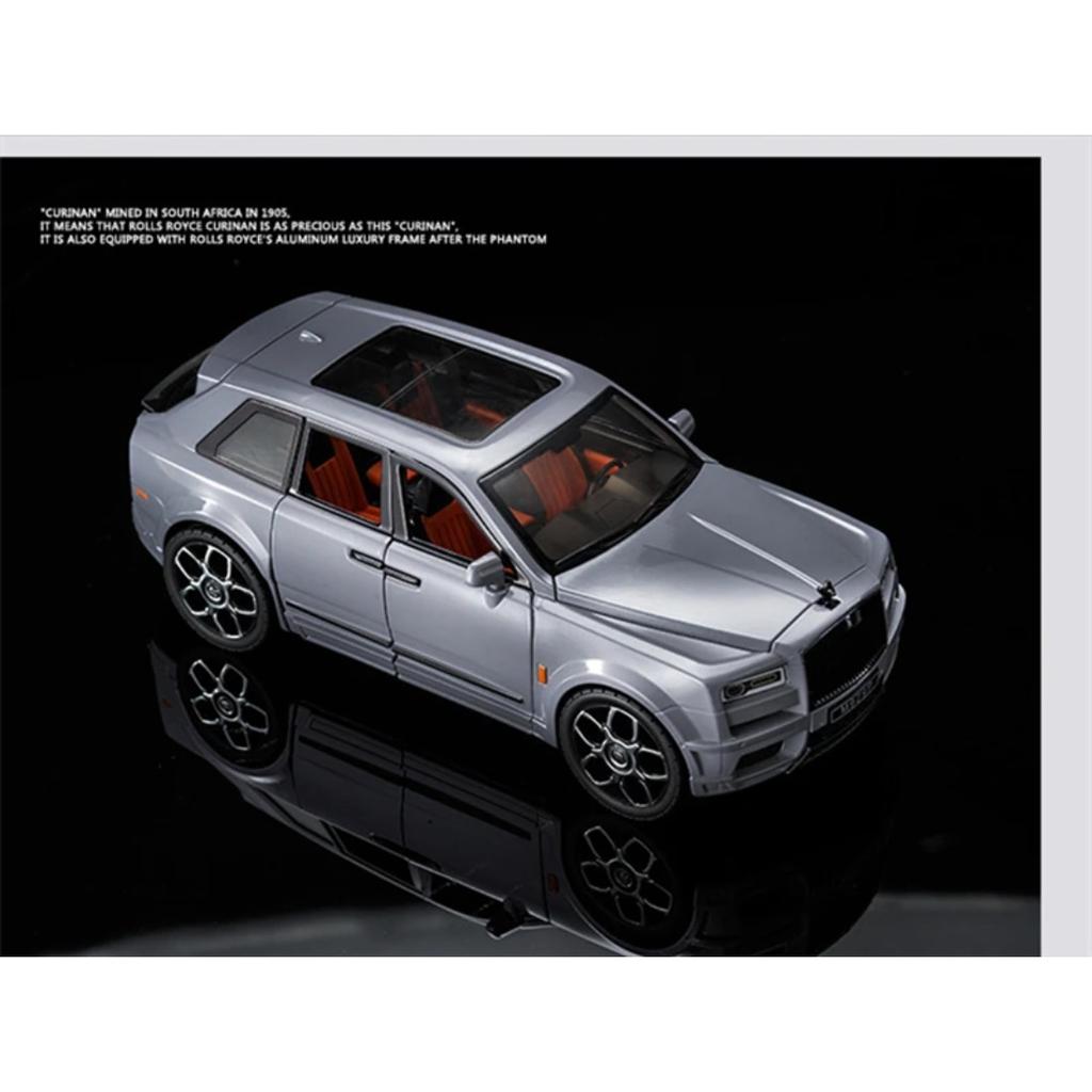 Большой размер 1/20 Rolls Royce SUV Cullinan Alloy Luxy Car Model Diecast Metal Toy Vehicles Car Model Sound and Light Children Gift