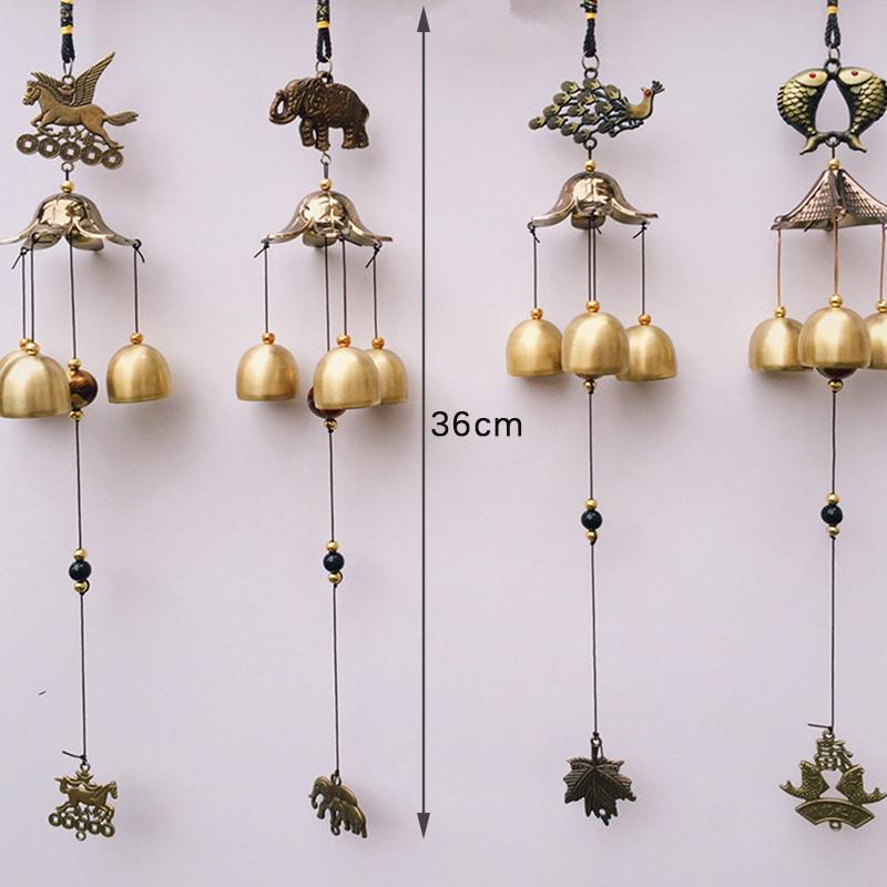 Antique Wind Chime Copper Yard Garden Outdoor Living Decoration Metal Wind Chime