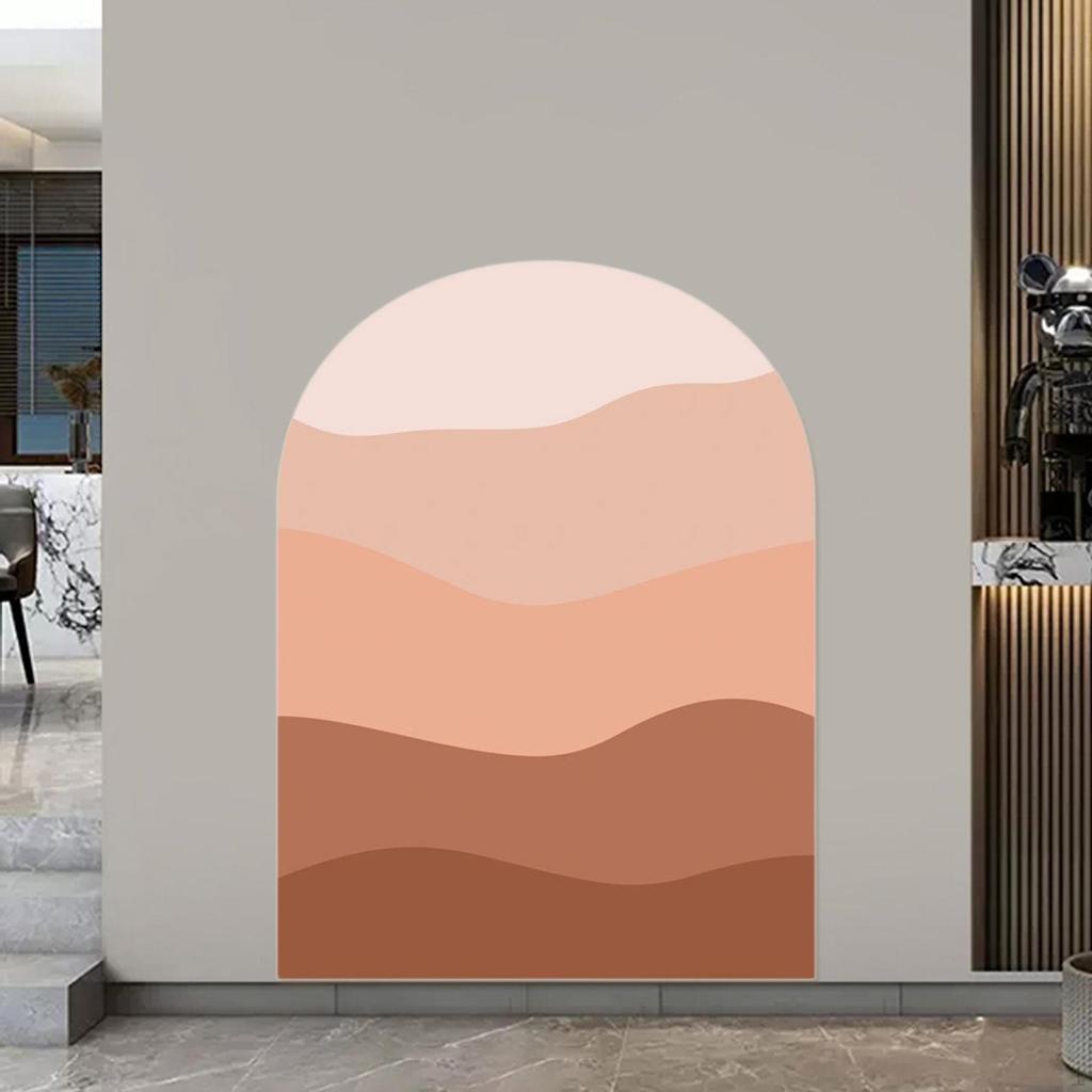 Богемская арка настенная наклейка ПВХ обои для дома, семейного фона декор класс и гостиная