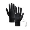 1 Pair Rechargeable Heated Gloves Men Women Waterproof Electric Heating Gloves Silicone Palm Touch Screen Gloves for Winter Skiing Cycling