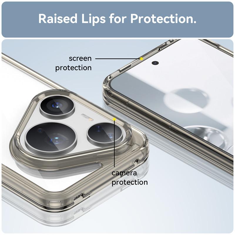 For Huawei Pura 80 Pro Plus Case Huawei Pura 80 Pro Cover TPU Border Acrylic Backplane Protective Phone Cases Pura 80 Pro+