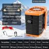 Portable Waist-Hanging USB Fan with Large Battery and Semiconductor Cooling - Ideal for Outdoor and Construction Use