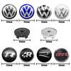 VW 4Pcs 56mm 60mm Car Wheel Center Hub Cap Cover Emblem Stickers For Volkswagen VW GTI Polo Golf Passat Tiguan Arteon Touareg Caddy