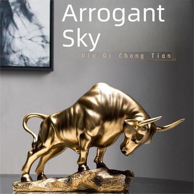 Декор Тельца Быка: Роскошное украшение для рабочего стола в гостиной или винном шкафу - Бесплатная доставка