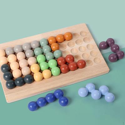 Игра-головоломка «Бусины», логическая настольная игра, развивающая игрушка, развитие познавательных навыков, игры для путешествий IQ