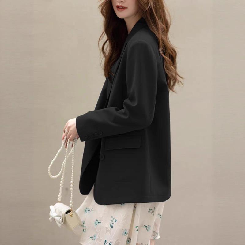 Женский блейзер весна и осень новый повседневный универсальный высококлассный модный костюм пальто