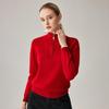 Zhaojun Women's Thick Cashmere Color-Block Sweater