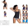 Premium Quality Women's Tankini Bikini Set With Push Up Padded Swimsuit For Beach Fun