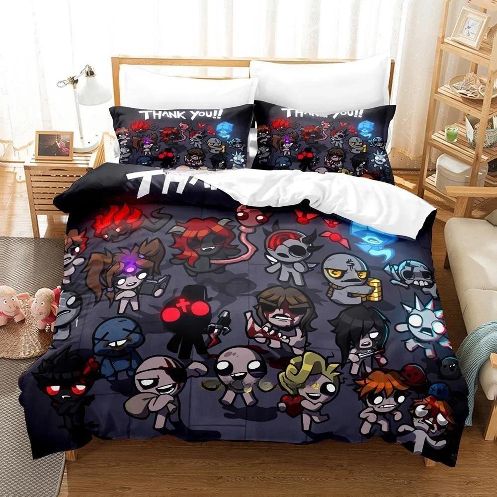 3D-печать игры The Binding of Isaac Постельное белье комплект односпальная двуспальная кровать двуспальная кровать для взрослых и детей спальня пододеяльники комплекты