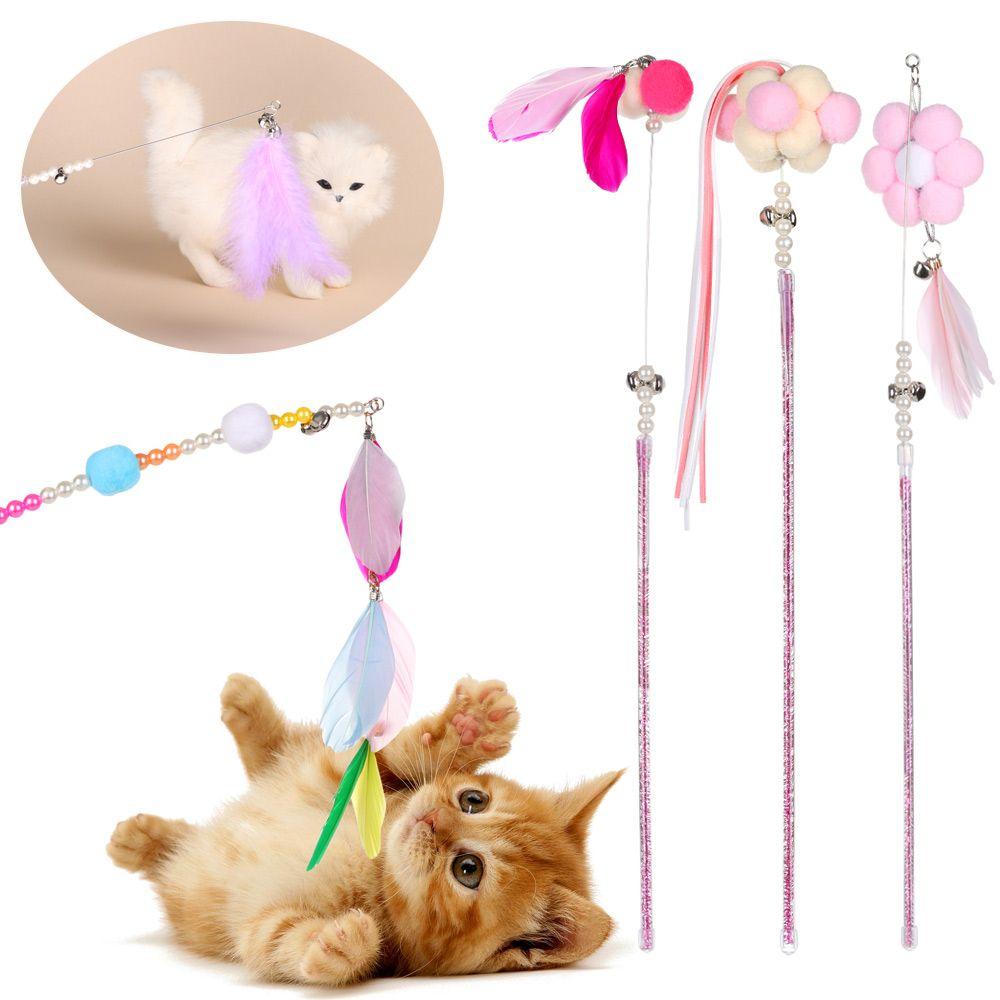 1PCS Home Tease Cat Stick Resistant Toy Pet Toy Cat Products Cat Toys Cat Supplies