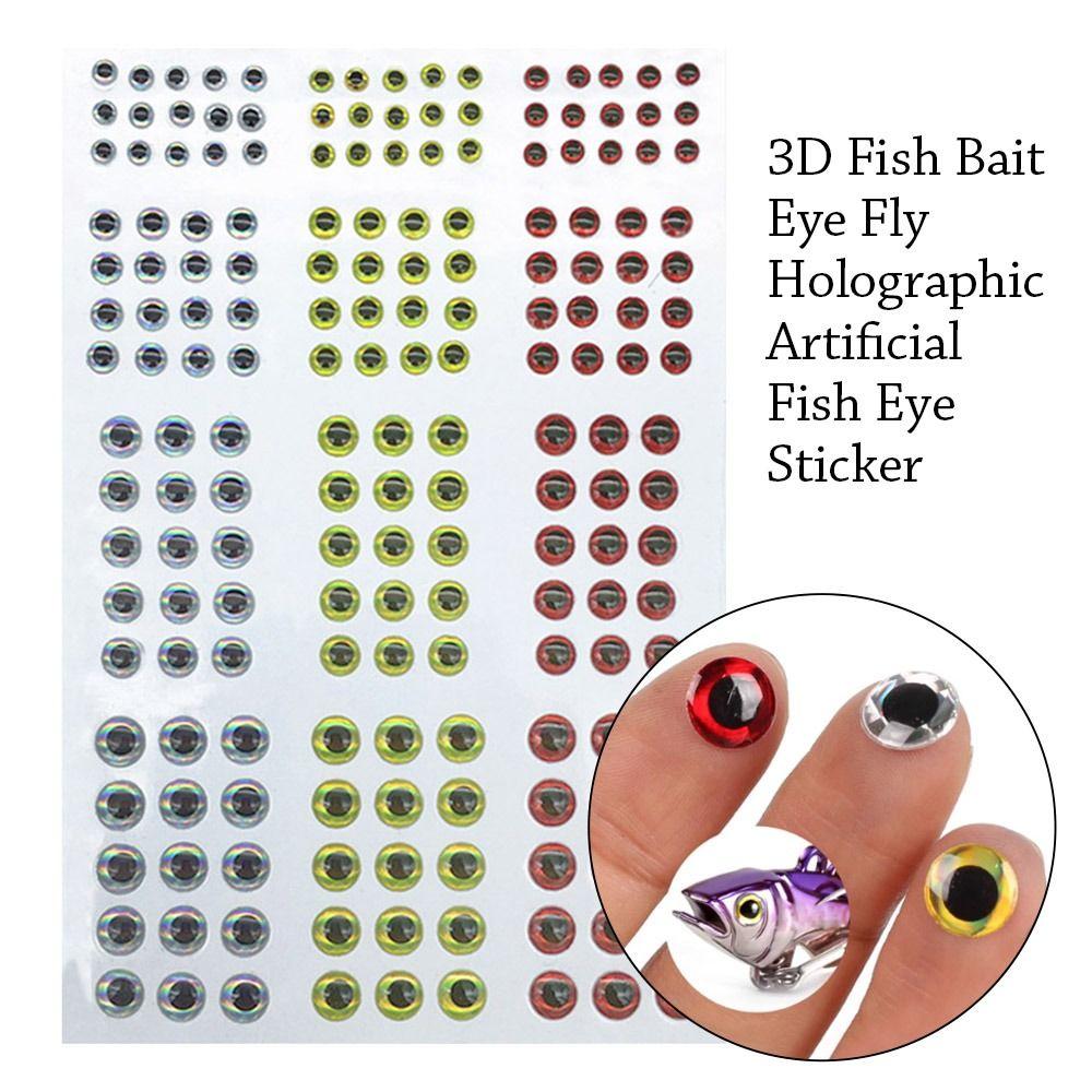 3 мм 4 мм 5 мм 6 мм глаза для рыбной приманки 3D глаза для рыболовной приманки 2024 3D голографический глаз