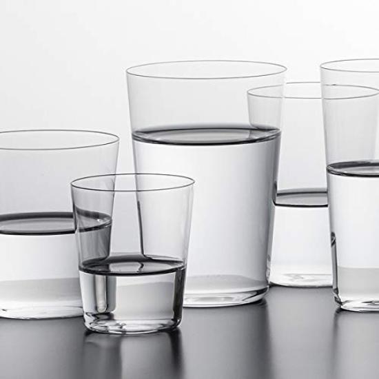 Kimura Glass Store Компактный стакан 12 унций, набор из 6 штук, 400 мл, изготовлен в Японии, стеклянный пивной бокал (КОМПАКТНЫЙ-12 унций)