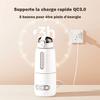 Chauffe Biberon Nomade Portable,Pièce verre amovible,Coque alimentaire,Protection surchauffe,Réservoir acier 316