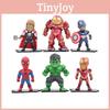High-quality Plastic Avengers Toys Hulk Iron Man Spider-man Green Giant Figures