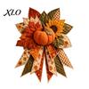 Holiday Wreath Making Supplies Large Patchwork DIY Sewing Kit, Quilted Fabric Craft Set, Diy Kit for Beginners Handmade Rustic Door Decoration