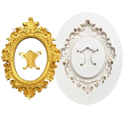 Силиконовая форма Po Frame для выпечки кексов Sugarcraft, инструменты для украшения тортов из помадки