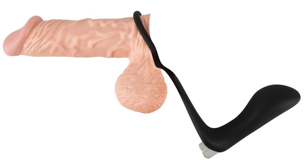 Black Velvets - Black Vibrating Butt Plug Cock Ring