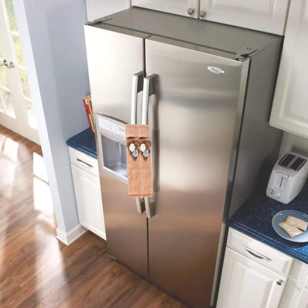 Warmer Refrigerator Door Handle Cover Gloves Door Handle Protector Car Safety Belt Covers Winter