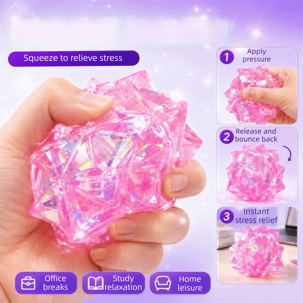 Soft Squeeze Squeeze Toy Slow-Resilience Fidget Toy Cute Toy Maltose  Shiny Ball  Daily Use