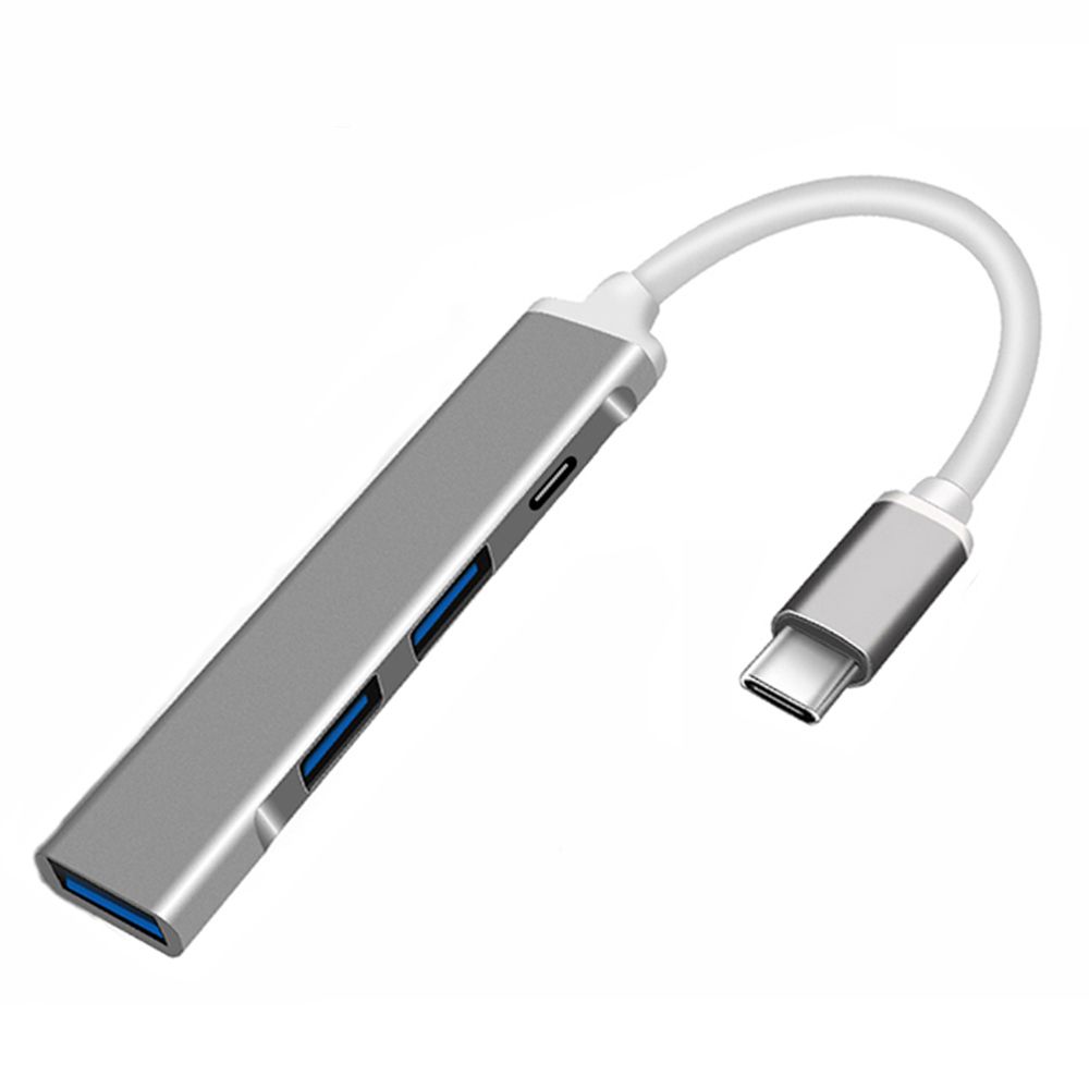 Разветвитель передачи данных 4 порта Док-станция USB 3.0 Расширитель Type-C USB C ХАБ