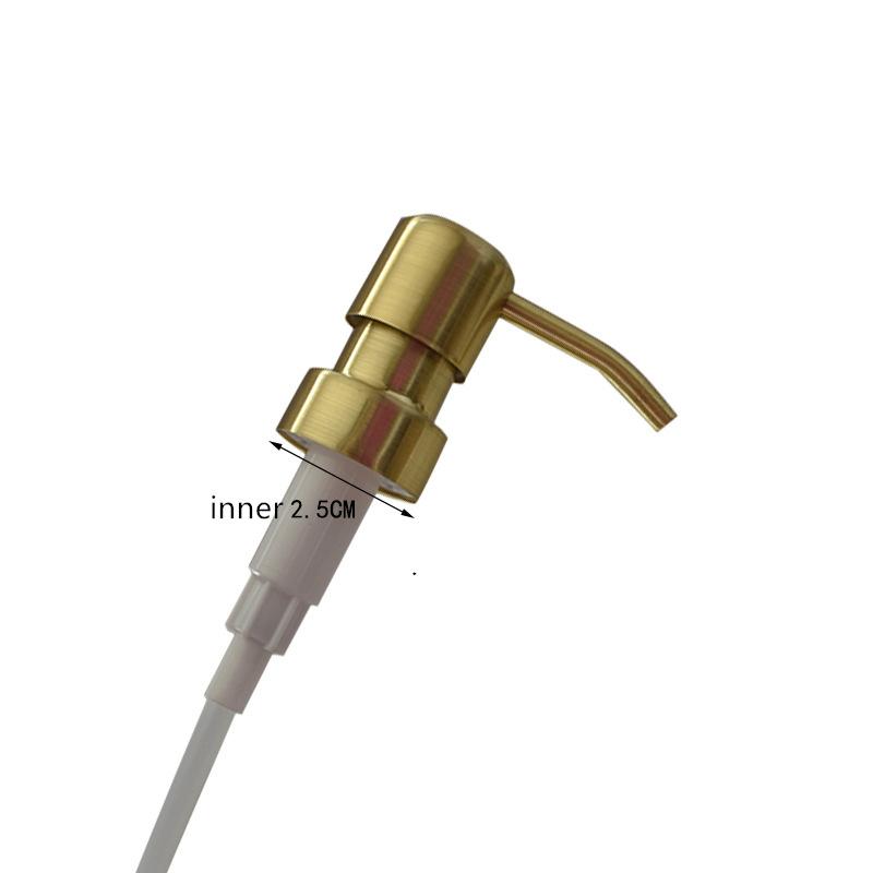 1 шт. 304 Нержавеющая сталь Насадка-насос для кухонной мойки жидкого мыла Черный/Золотой/Розовое золото