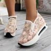 Fashion Loafers Ladies Breathable Lace Mesh Flower Summer Comfy Flats Shoes Women Round Head Thick Bottom Casual Shoes Zapatos