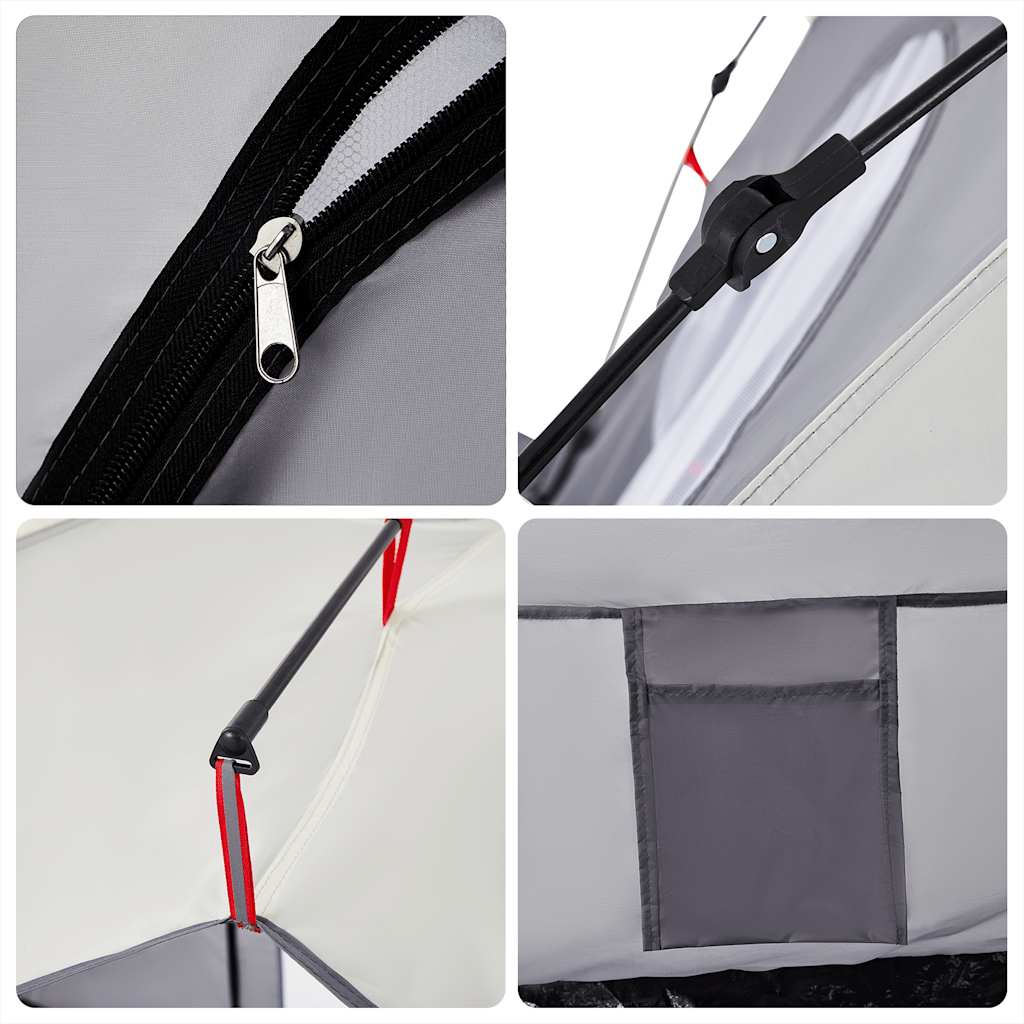 Beach Tent for 3 Persons Grey Quick Release Waterproof