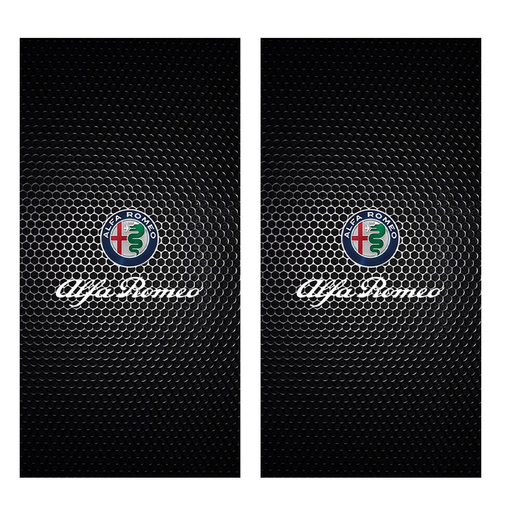 For Alfa Romeo Car B-pillar Sticker Vinyl Waterproof DIY Auto Door Post Decals For Alfa Romeo Stelvio Volante 147 156 159 Mito B