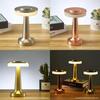 Touch-control Led Night Light For Bar And Cafe Decor With Built-in Battery And Iron Lampshade
