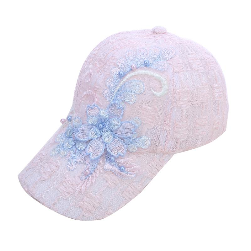 Летняя кружевная с цветами дышащая солнцезащитная кепка для спорта на открытом воздухе для женщин и мужчин, модная шляпа, регулируемая бейсбольная кепка
