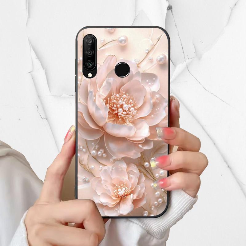 Чехол для телефона Huawei P30 Lite Силиконовый чехол MAR-LX1A Модный Расписной Ударопрочный Мягкий Fundas Для Huawei Nova 4e Чехол P30Lite