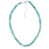 [R1888] - Turquoise 'Mineralia' Steel Necklace - 45 Cm 8 Mm