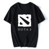 Футболка Мужская Defense of The Ancients Dota 2 Мужская Футболка Многопользовательская Игра Мужская Хлопок Круглый Вырез Футболки Футболка Командные Футболки Футболка