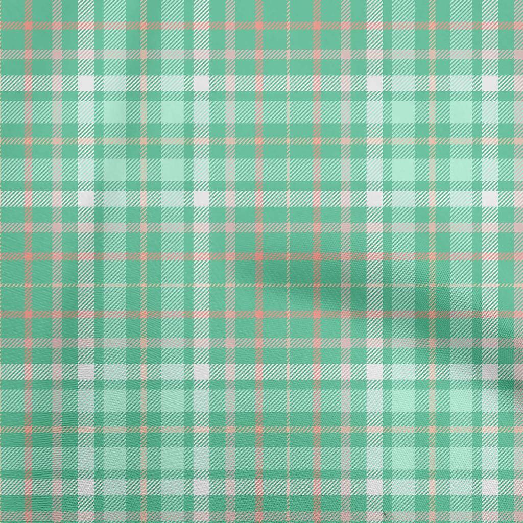 oneOone Cotton Flex Dark Peach Orange Fabric Check  Sewing Craft Projects Fabric Prints By Yard 40 Inch