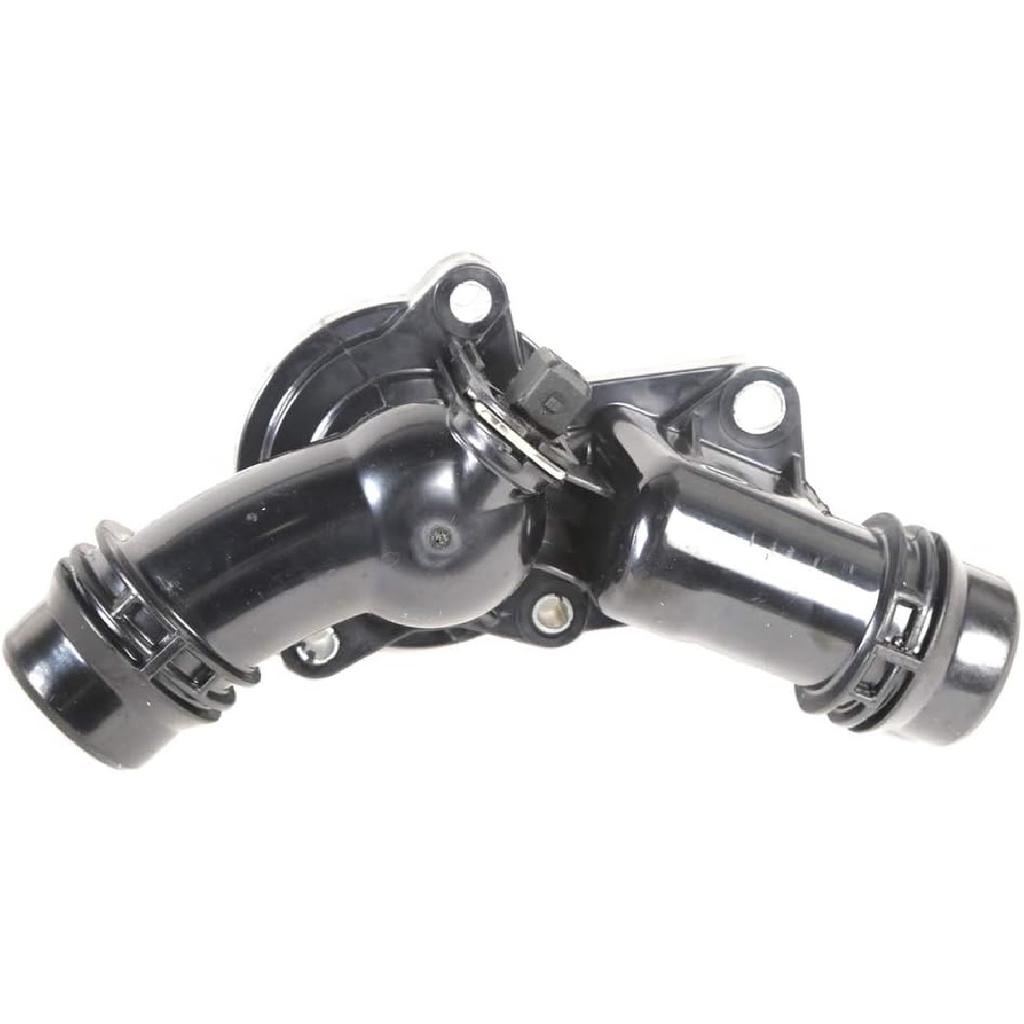 MOCA Engine Coolant Thermostat Housing Assembly for 1999-2006 for BMW 325i 328i E46 525i X5 Z3 2.5L 3.0L L6, Replace #11537509227, 11531437040,