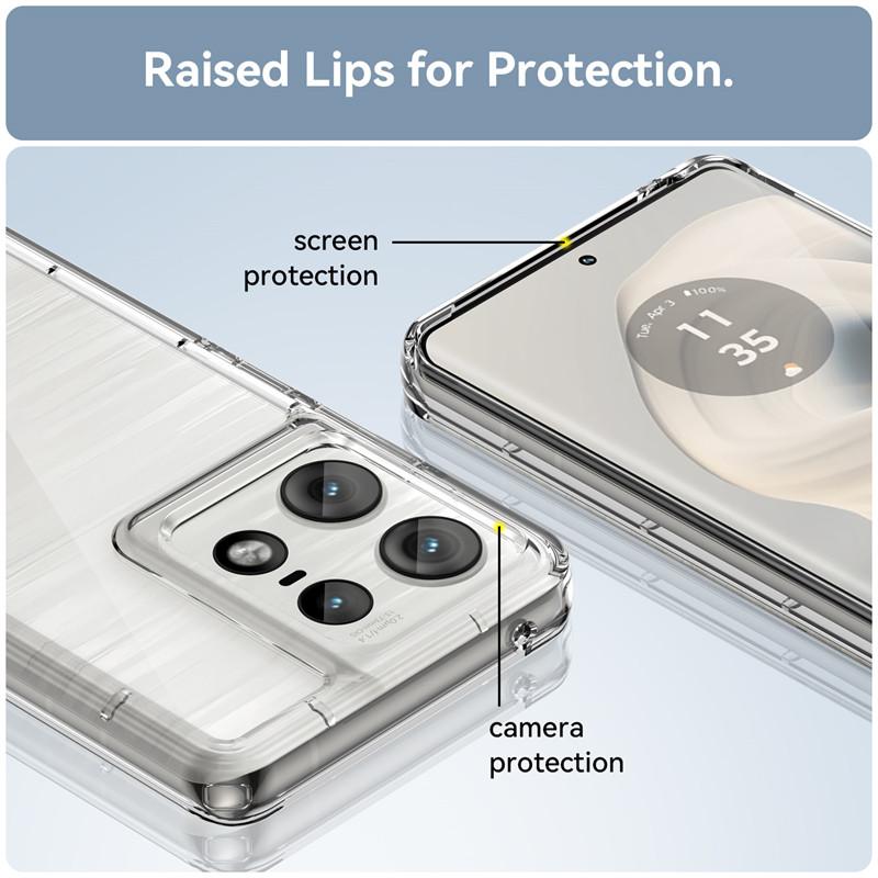 Чехол для Motorola Moto Edge 50 Pro Чехол для Motorola Moto Edge 50 Pro Оригинальный ударопрочный Жесткий ПК ТПУ Силиконовый Задняя крышка телефона