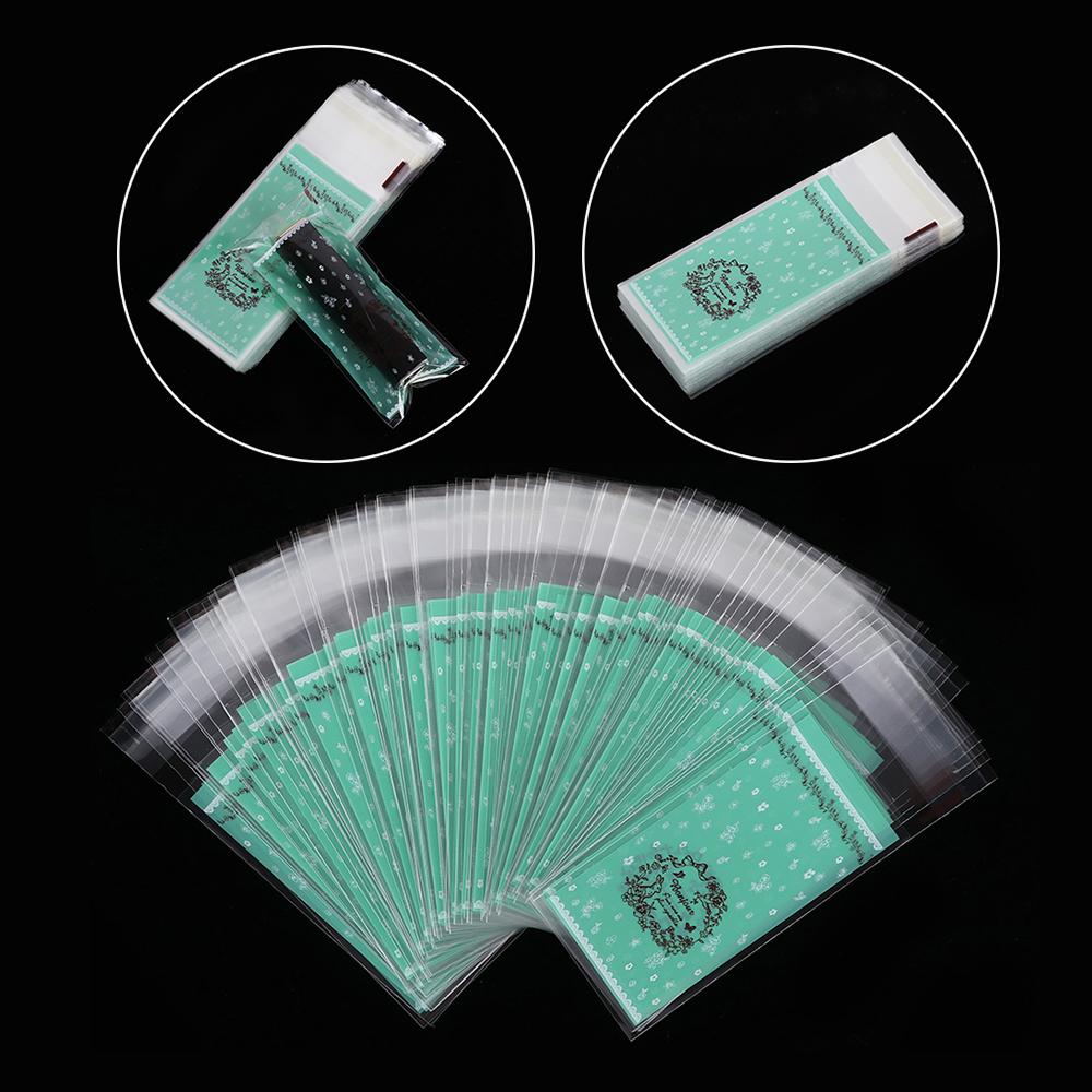 100pcs/lot Design Wedding Favors Self-Adhesive Lipstick Bag Gift Packages OPP Bags Plastic Pocket