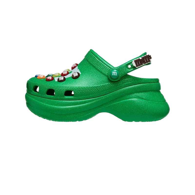 Crocs M&Ms X  Comfortable Stylish Attractive Unique Kids Clogs Kids Clogs Green 212260-997