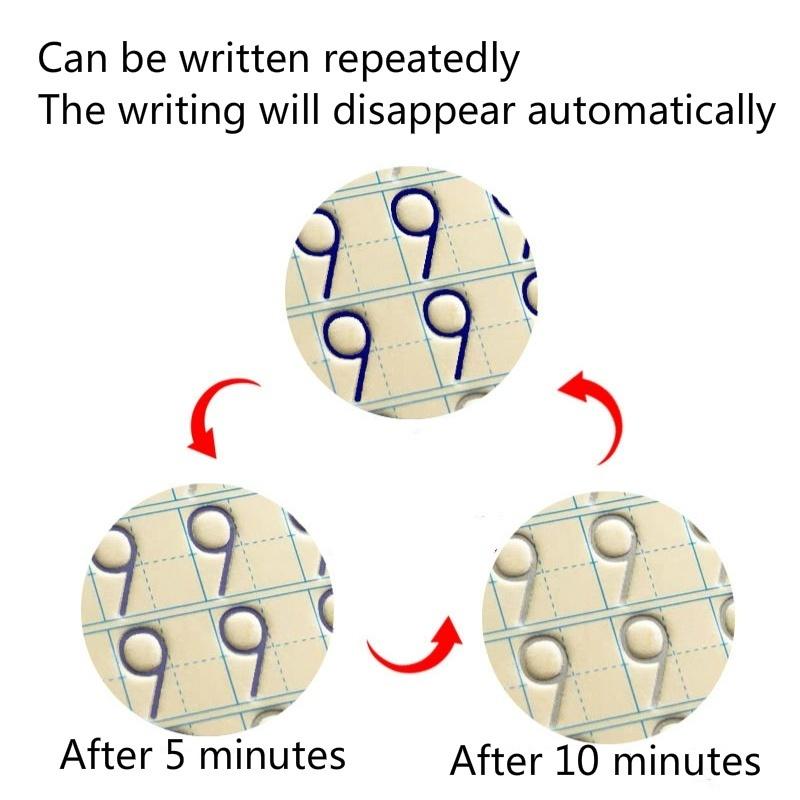 Шаблон для каллиграфического написания цифр для дошкольников