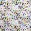 oneOone Cotton Flex Light Green Fabric Abstract Circle Dress Material Fabric Print Fabric By The Yard 40 Inch