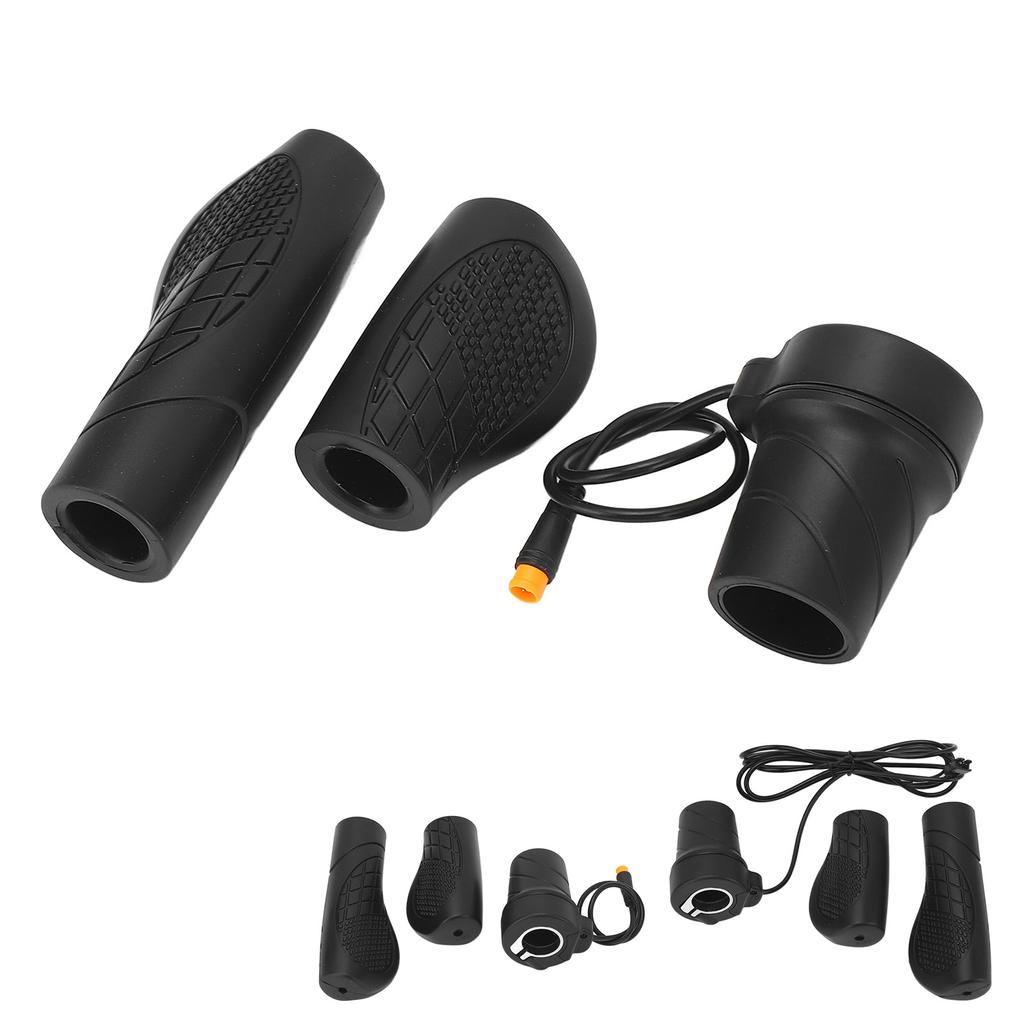 192X электрический половинный дроссель, предотвращающий скольжение, резиновый, универсальный электрический велосипед, полудроссельный