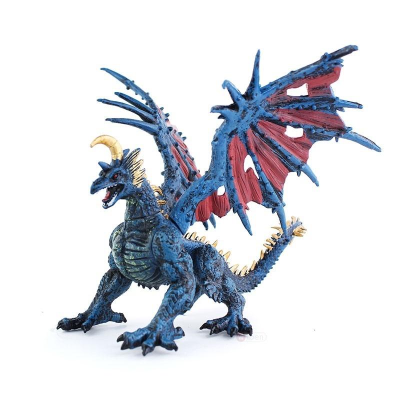 Wiben Dragon Simulation Dinosaur Toy Figure Vinyl Model Plastic Mounting Puzzle Dragon Toys
