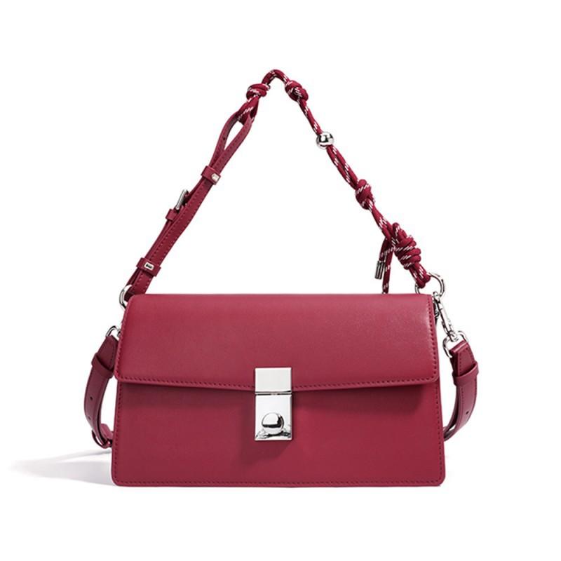 High-end Versatile Niche Design Holiday Series Women's Bag Leather Handbag Shoulder Crossbody