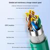 CHOSEAL Cat5e Double Shielded Pure Copper Ethernet Cable