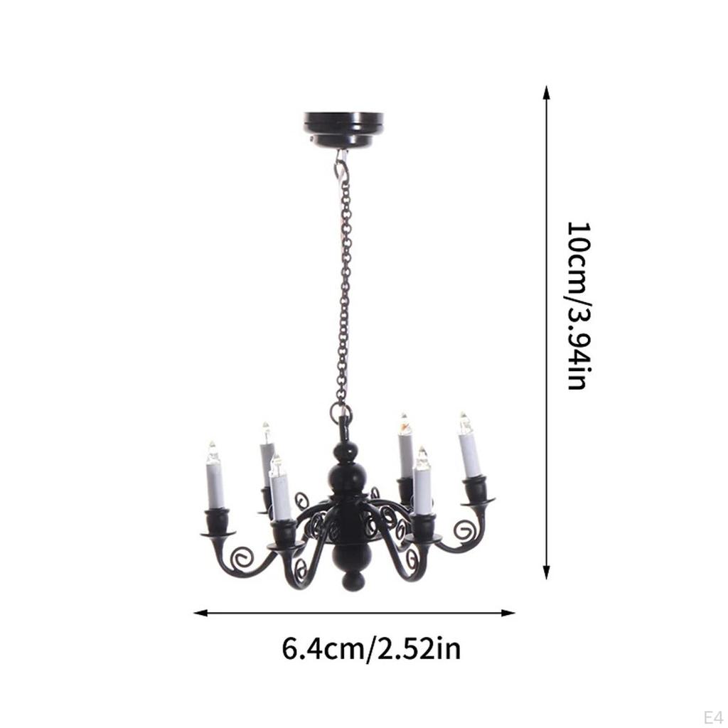 ,1:12 масштаб кукольный домик светильник светильник, подарок мебель игрушка дом имитация лампа модель куклы