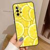 Фруктовый чехол-лимон для Samsung Galaxy A55 A35 A15 A54 A34 A14 A33 A53 A13 A23 A17 A06 A16 A56 A36 A32 A52