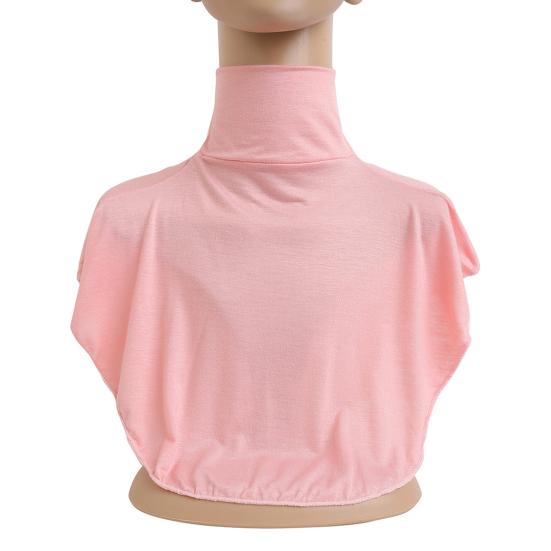 Turtleneck Neck Cover Solid Color High Neck Pullover Fake Collar Women Soft Neck Piece Unisex Accessory