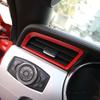 Автомобильная приборная панель, декоративные наклейки на вентиляционное отверстие, подходят для Ford Mustang 2015, аксессуары для интерьера из АБС-пластика