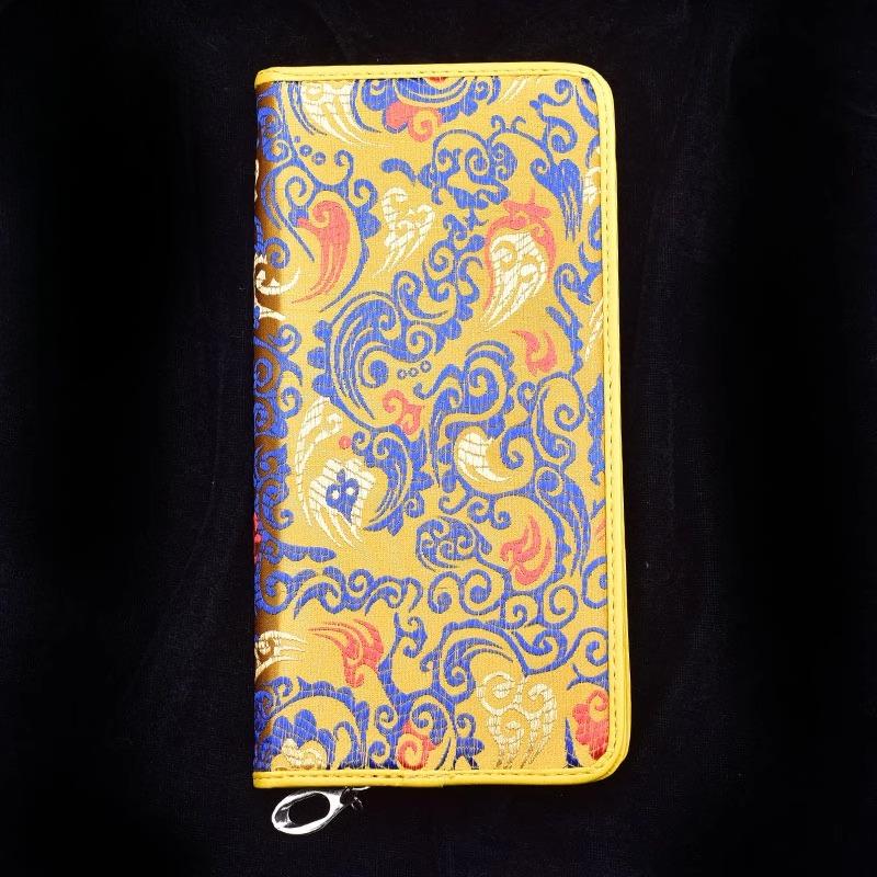 Китайский характерный подарок: Кошелек Yunjin, этническая вышивка ручной работы, подарок на день рождения для матери, праздничный подарок, женский кошелек