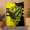 Custom Name Personalized Borussia Dortmund Print Blanket, Home Decor, Bedroom, Sofa, Camping, Couch, Gifts for Birthday ChristmasEnthusiasts